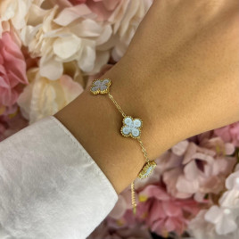 BRACELET LUXURY OR BLEU